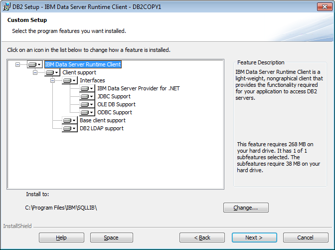IBM Data Server Runtime Client product page