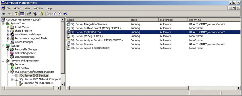 SQL Server Configuration Manager