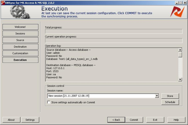 Execution step