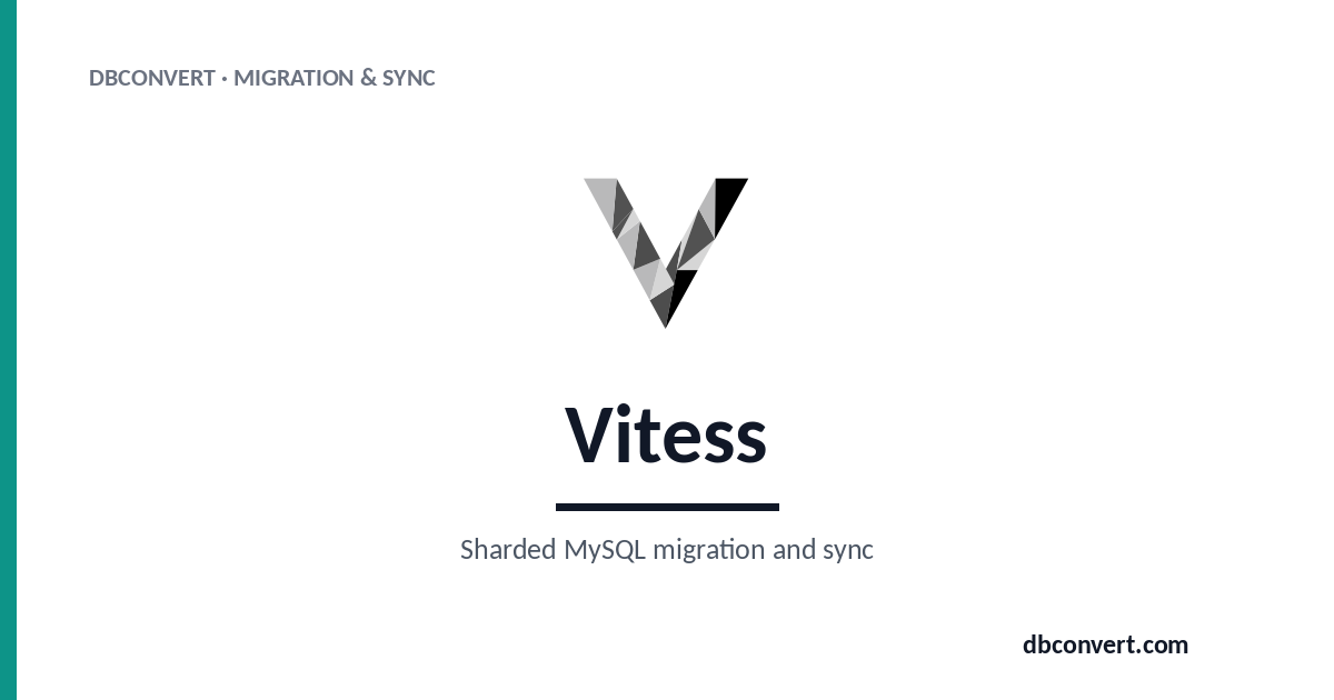 Vitess Migration Tool - DBConvert