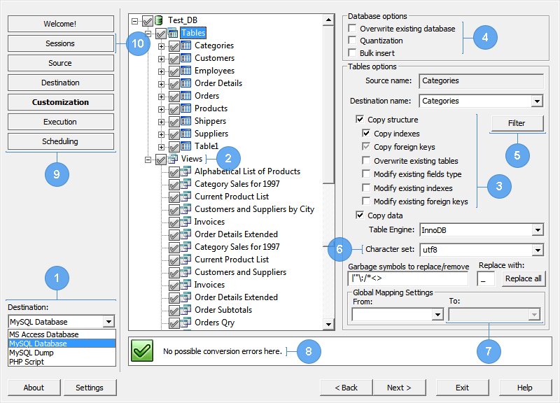 foxpro 2.6 scroll in field