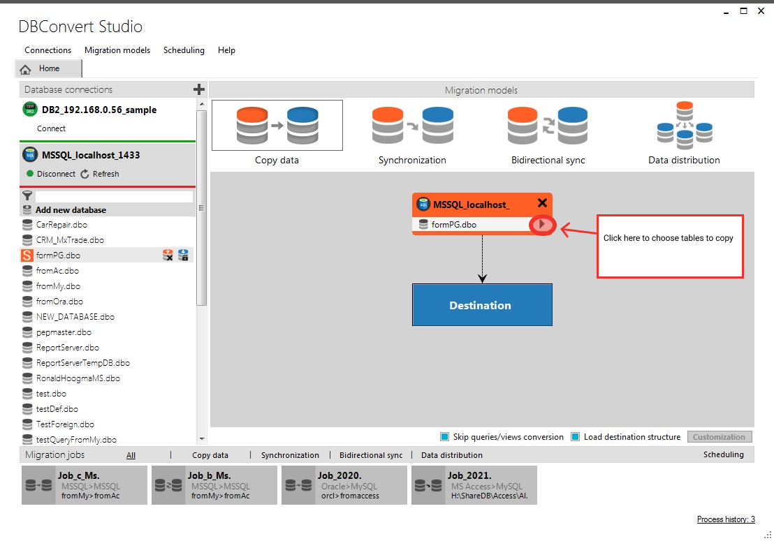 Database Migration And Synchronization Tool. | DBConvert Studio.